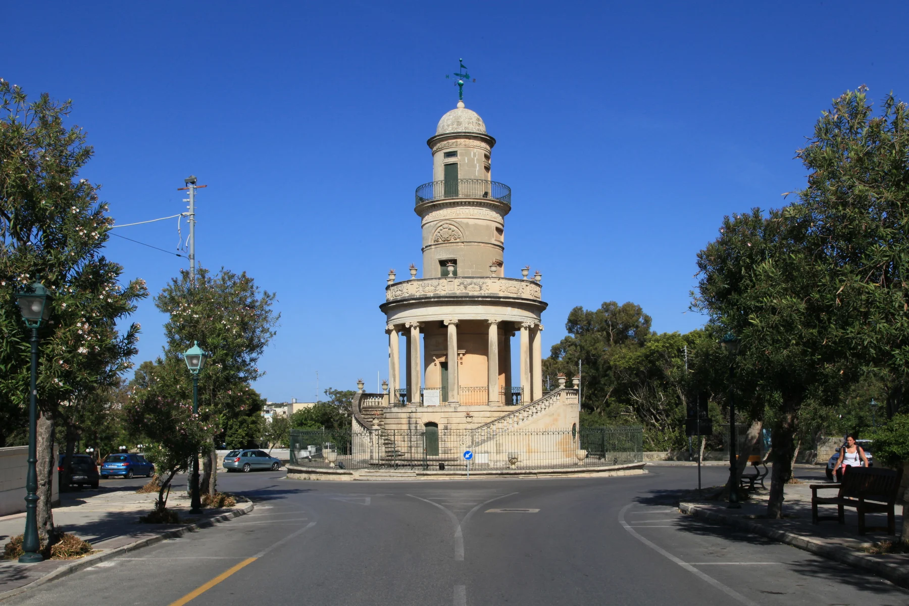 The Belvedere tower on Vjal it-Trasfigurazzjoni in Ħal Lija, Malta